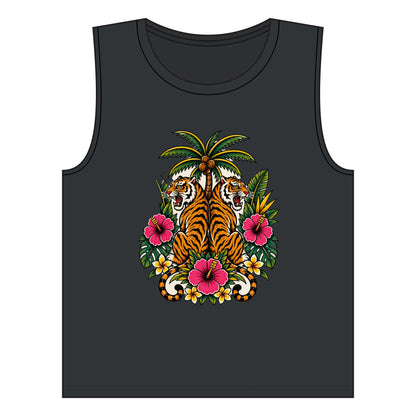 Tank Top, Muscle - Boho Tiger Tiger Bodhi Tree