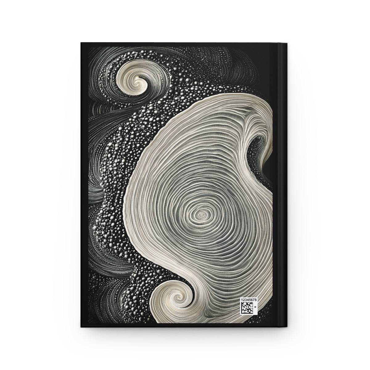 Journal Notebook, Hardcover Lined - Just a Swirl in the World