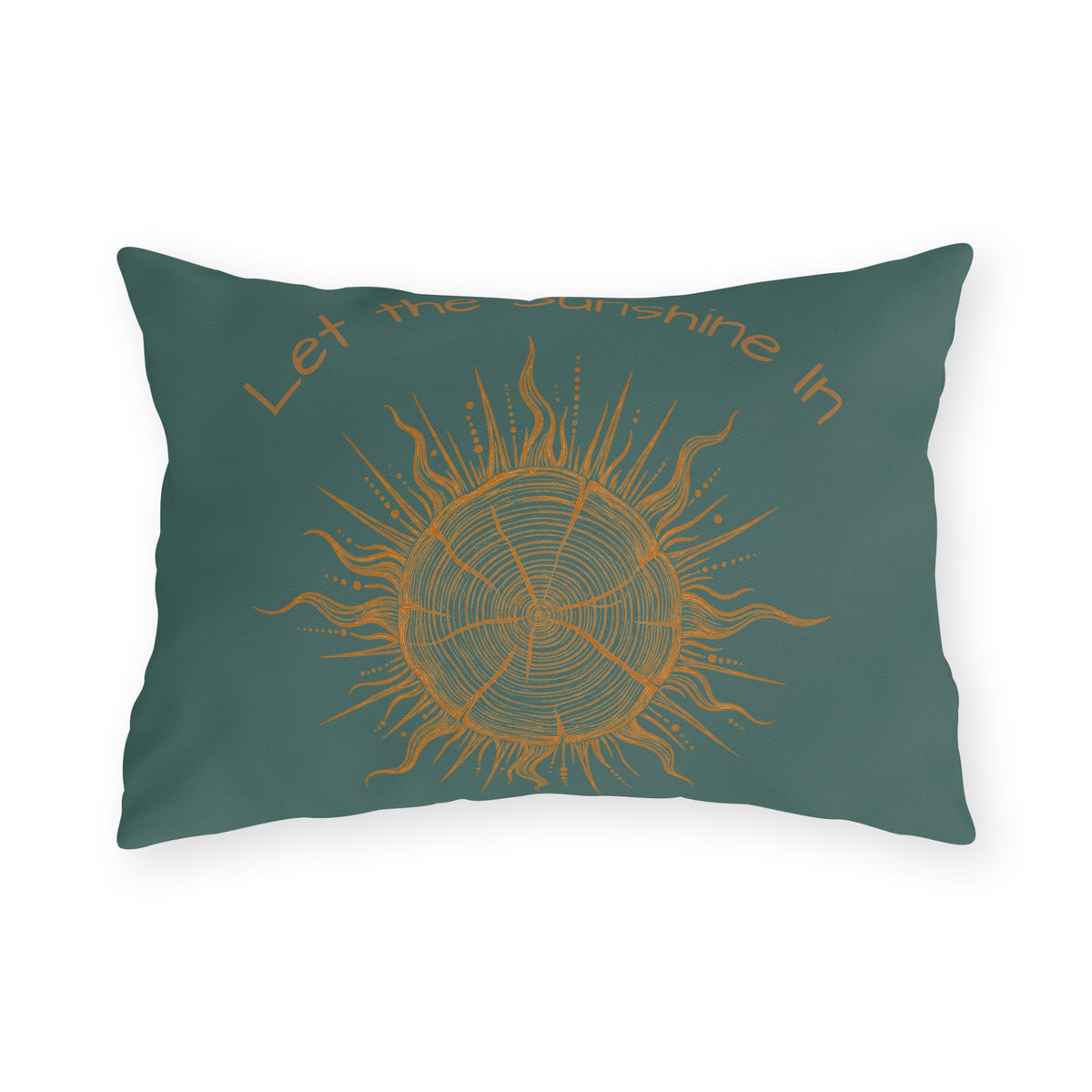 Pillow, Outdoor/Garden - Boho Let the Sunshine In Sunburst