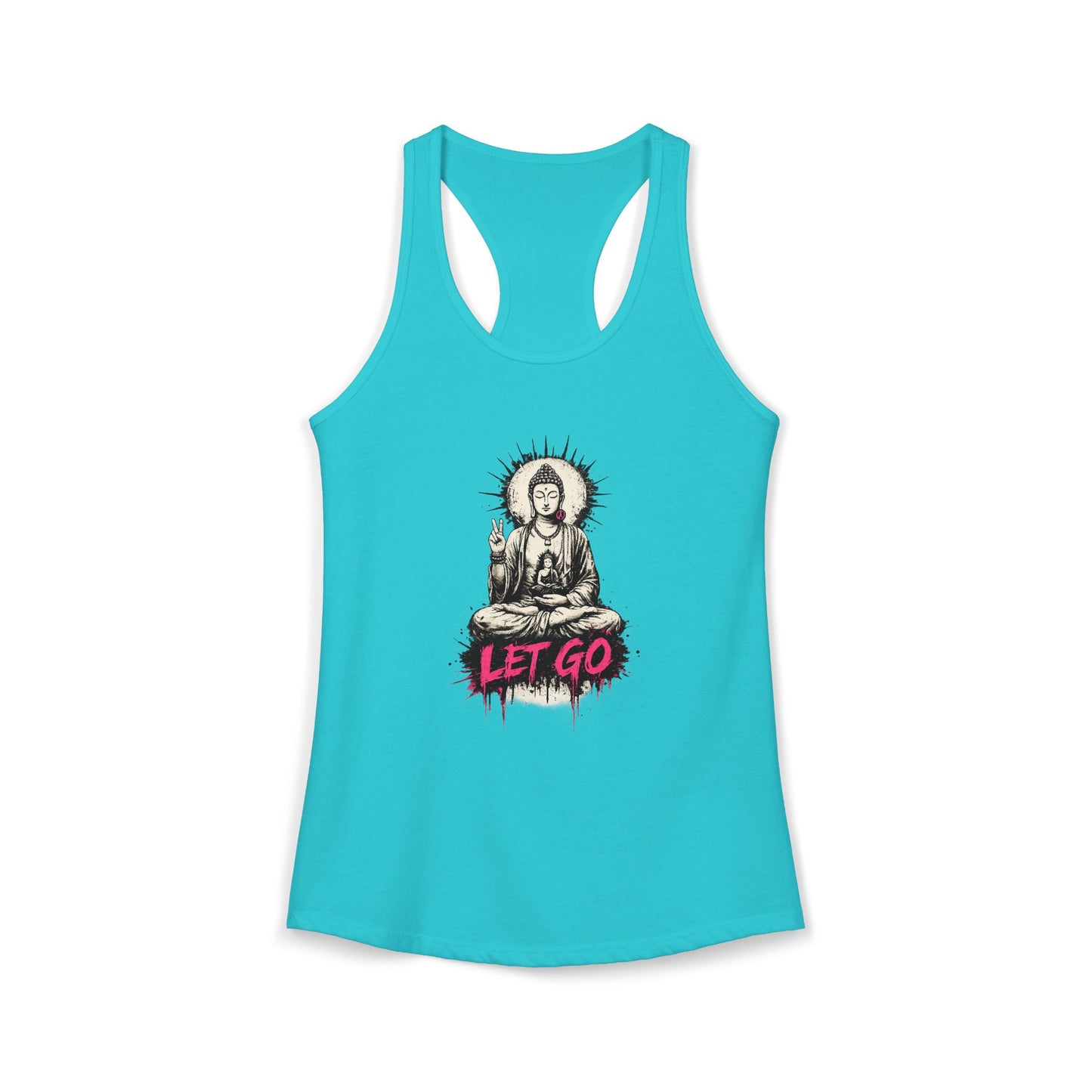 Buddha Let Go Racerback Tank