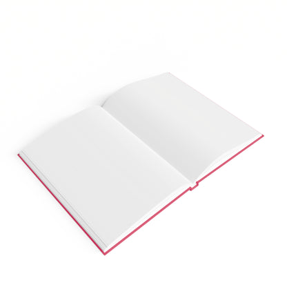 Journal Notebook, Hardback Blank - Tropical Tiger (dark pink)