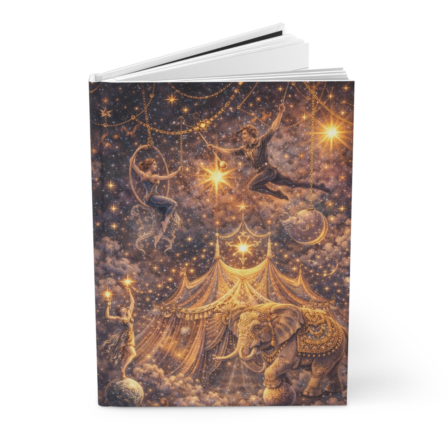 Celestial Circus Hardcover Lined Journal