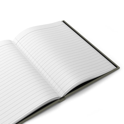 Journal Notebook, Hardcover Lined - Skeleton Blowing a Kiss