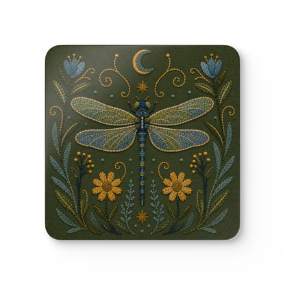 Dragonfly Cork Coaster (Set of 4)