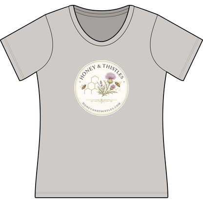 Honey & Thistles Logo Scoop Neck T-Shirt