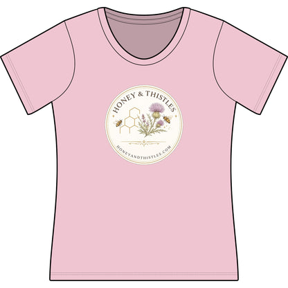 Honey & Thistles Logo Scoop Neck T-Shirt