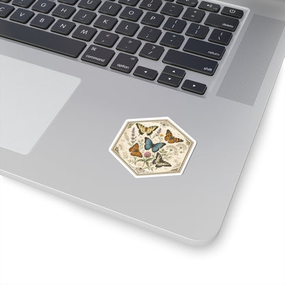 Sticker,  Kiss-Cut - Floral Butterflies