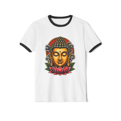 T-Shirt, Ringer - Buddha & Lotus