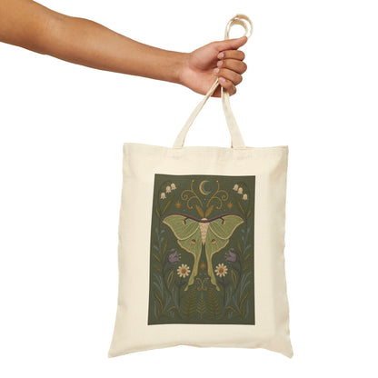 Luna Moth Botanical Tote