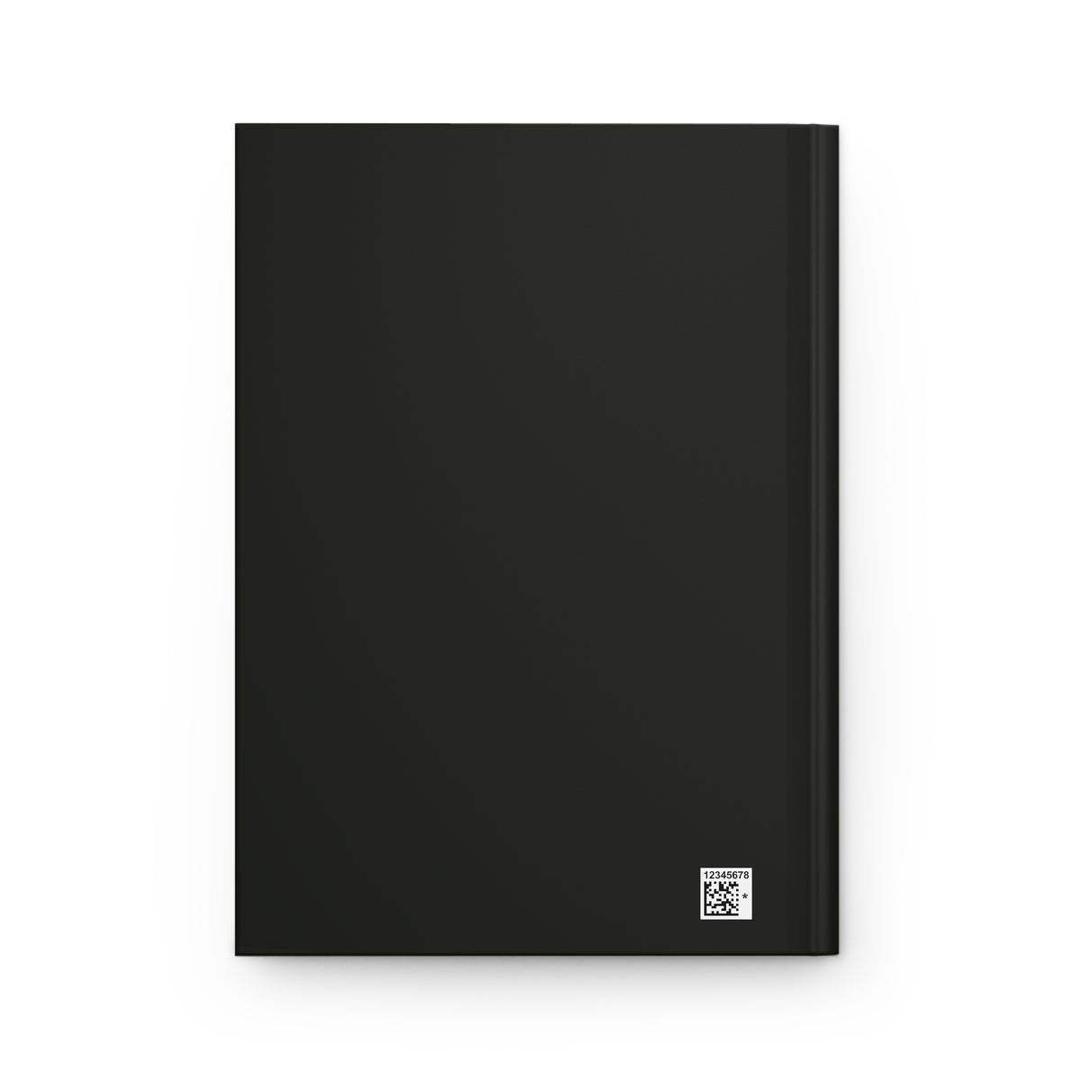 Journal Notebook, Hardcover Lined - Black and White Artichoke