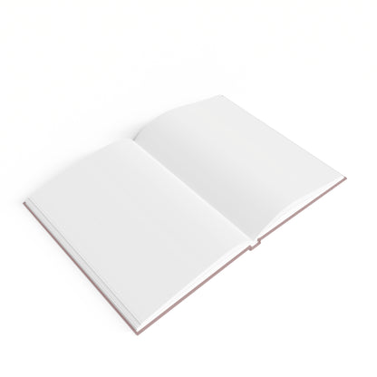 Journal Notebook, Blank Hardcover - Buddha Head (pale pink)