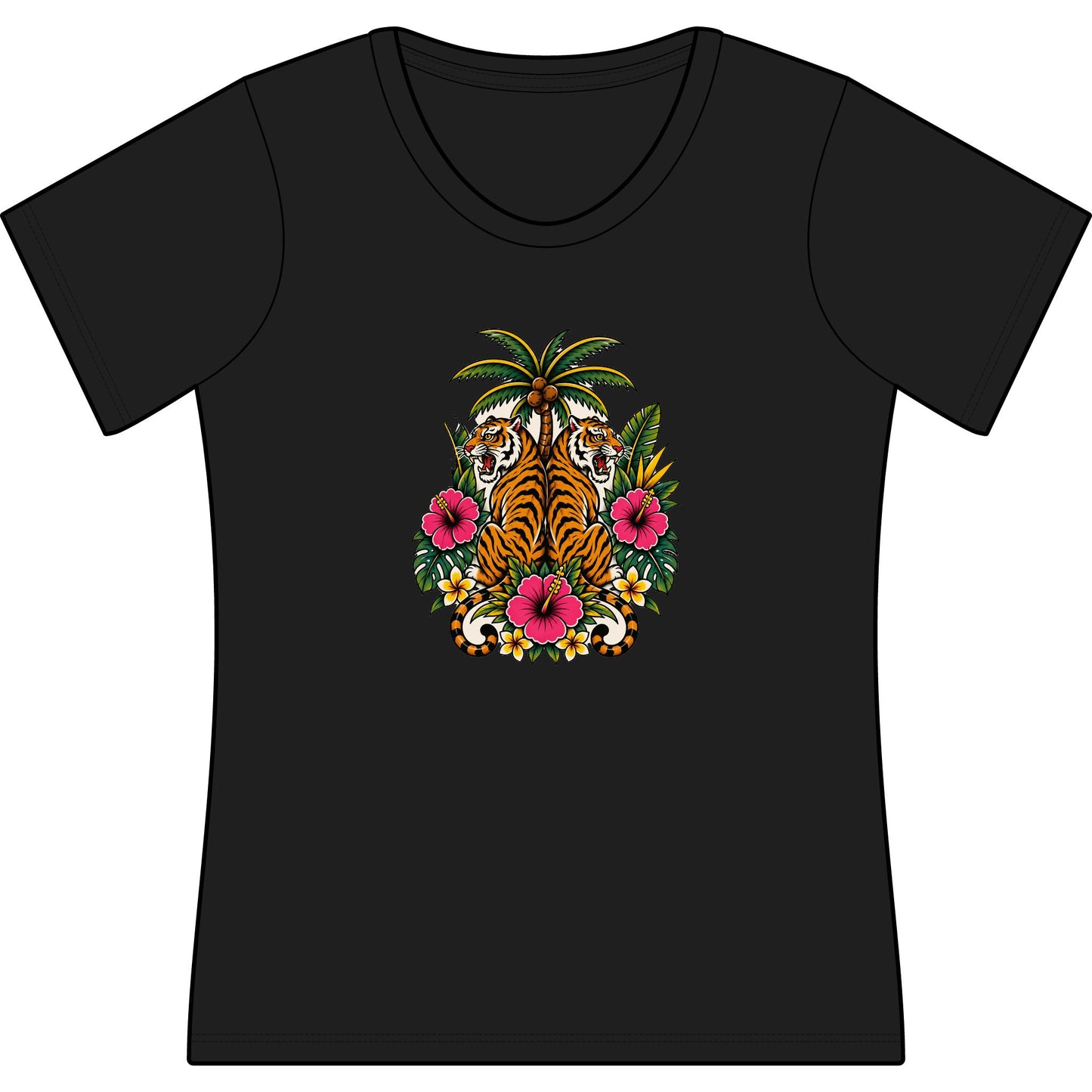Tiger Tiger Flex Scoop Neck Tee