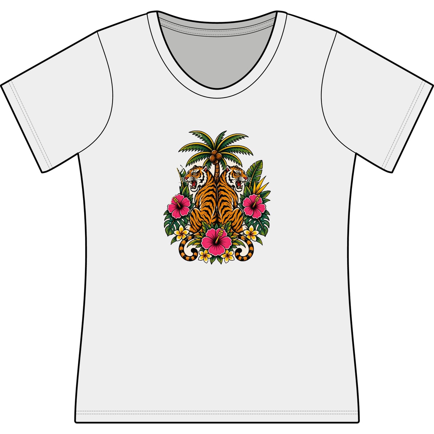 Tiger Tiger Flex Scoop Neck Tee
