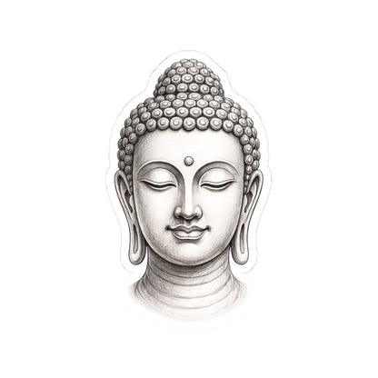 Sticker,  Kiss-Cut - Buddha Head