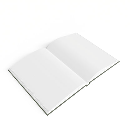 Journal Notebook, Hardcover Blank - Buddha Head (olive green)