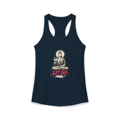 Buddha Let Go Racerback Tank