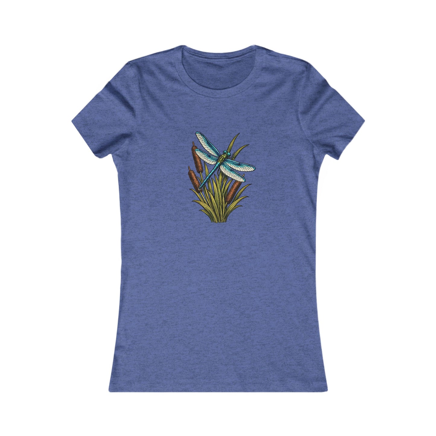 Dragonfly & Cat Tail Women's T-Shirt