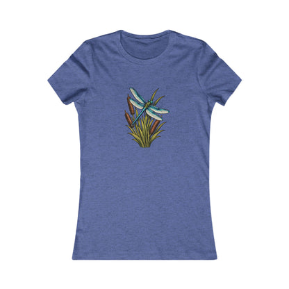 Dragonfly & Cat Tail Women's T-Shirt