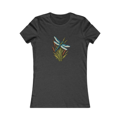 Dragonfly & Cat Tail Women's T-Shirt