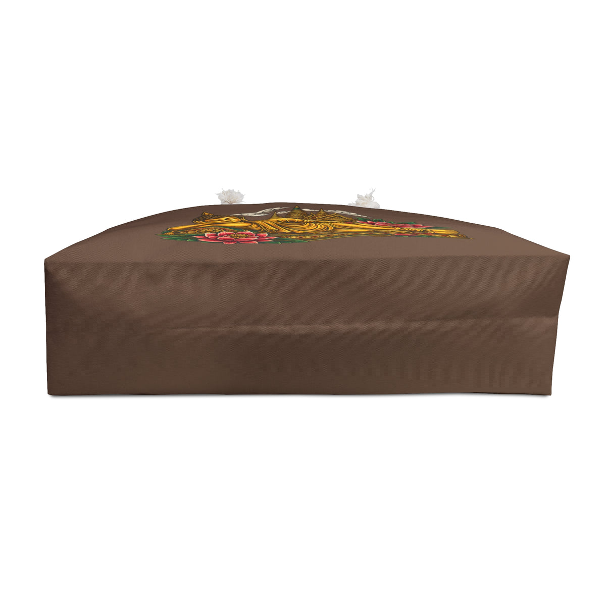 Tote, Weekender Travel  Bag - Reclining Buddha & Lotus (muave)