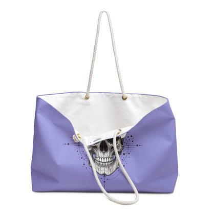Tote, Weekender Travel  Bag- Geometric Skull