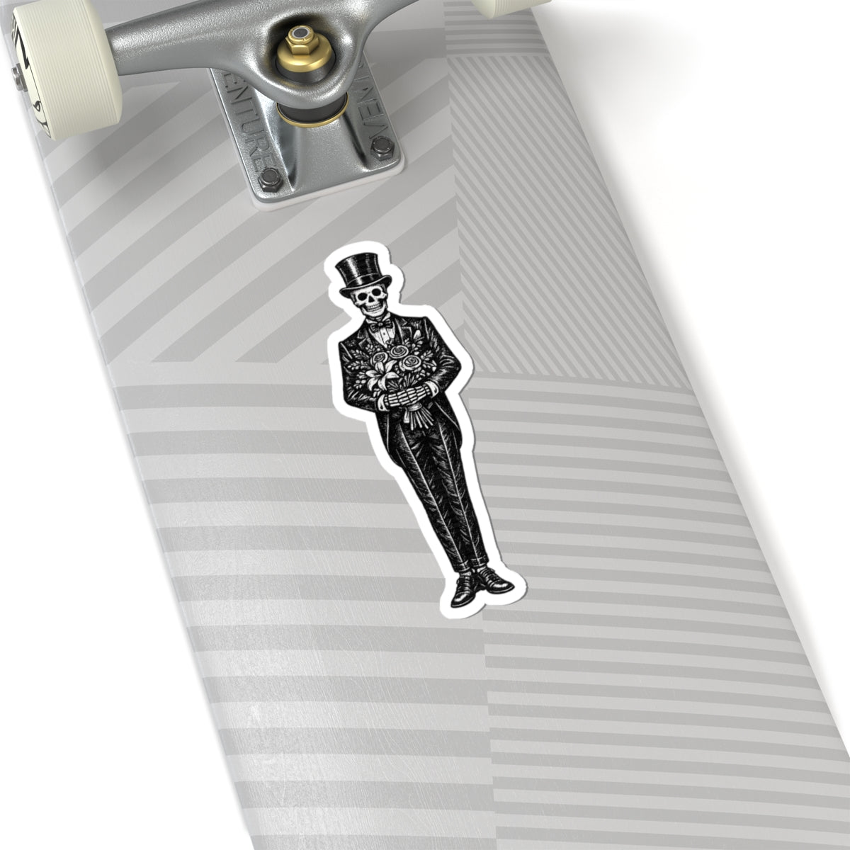 Sticker,  Kiss-Cut - Gothic Skeleton Gentleman