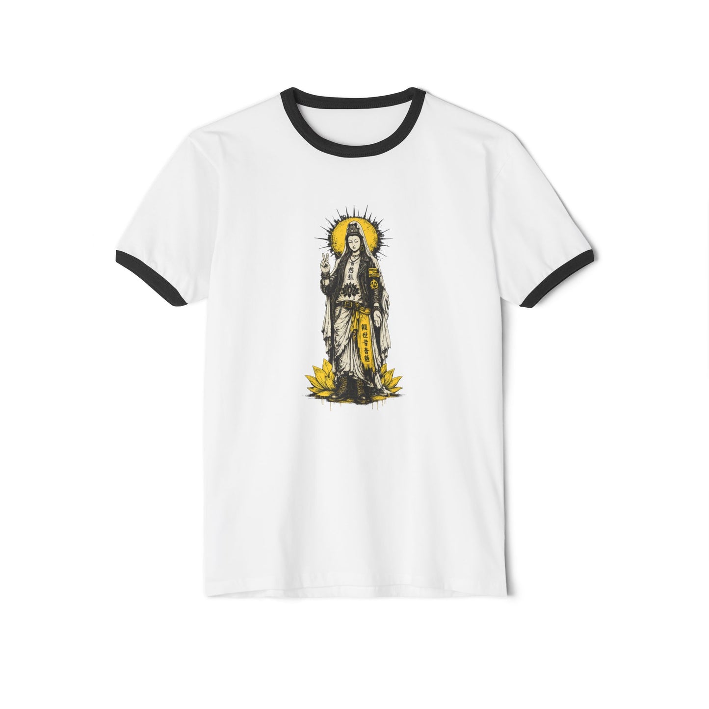Punk Quan Yin Ringer T-Shirt