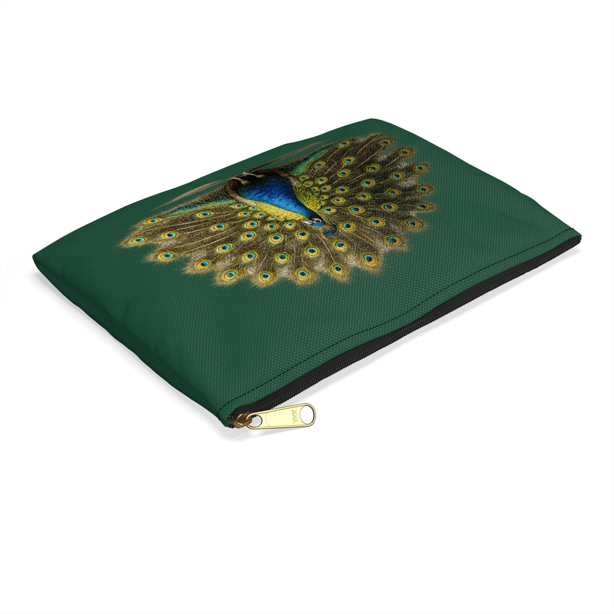 Pouch/Accessory Bag - Proud Peacock (dark green)