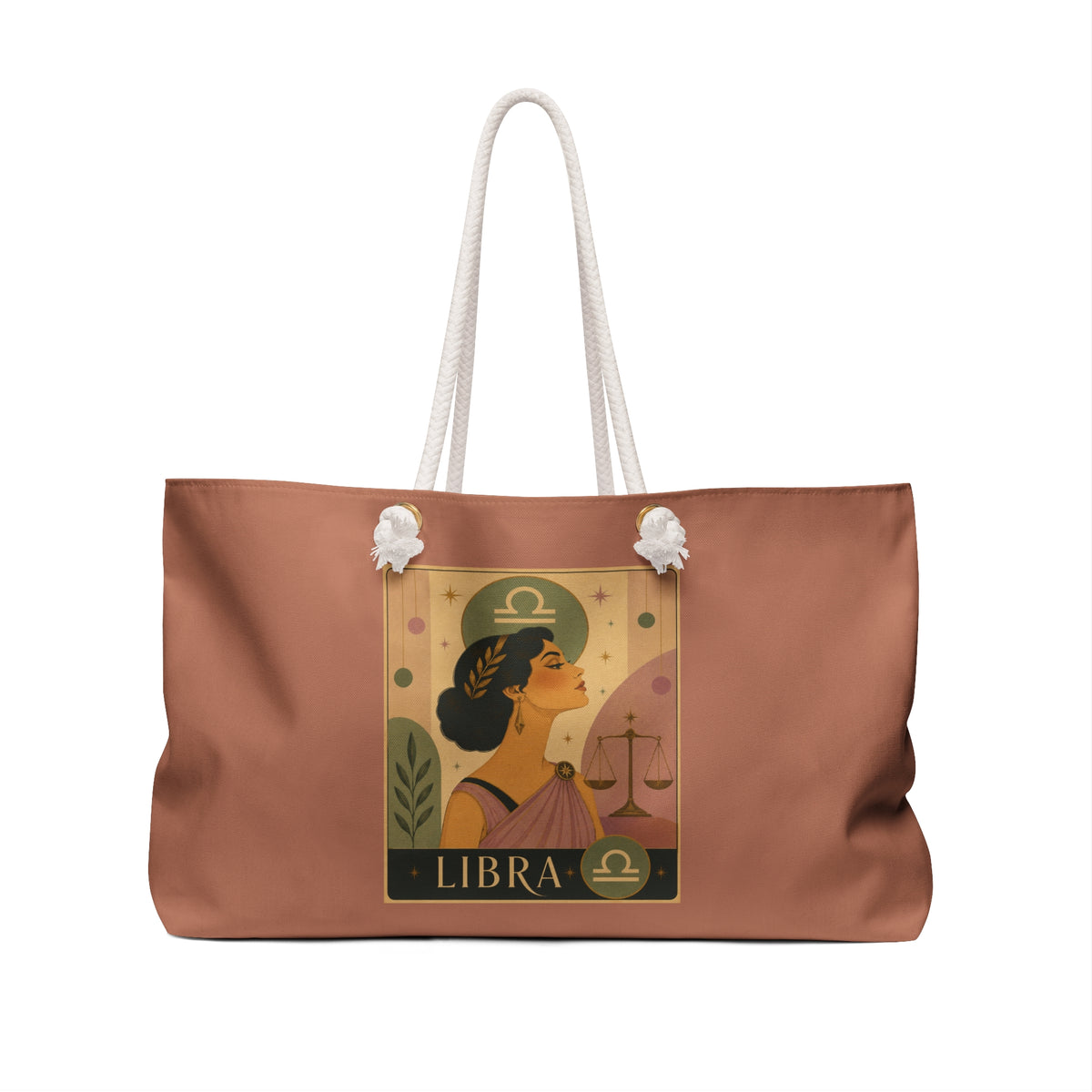Tote, Weekender Travel Bag - Retro Libra Zodiac