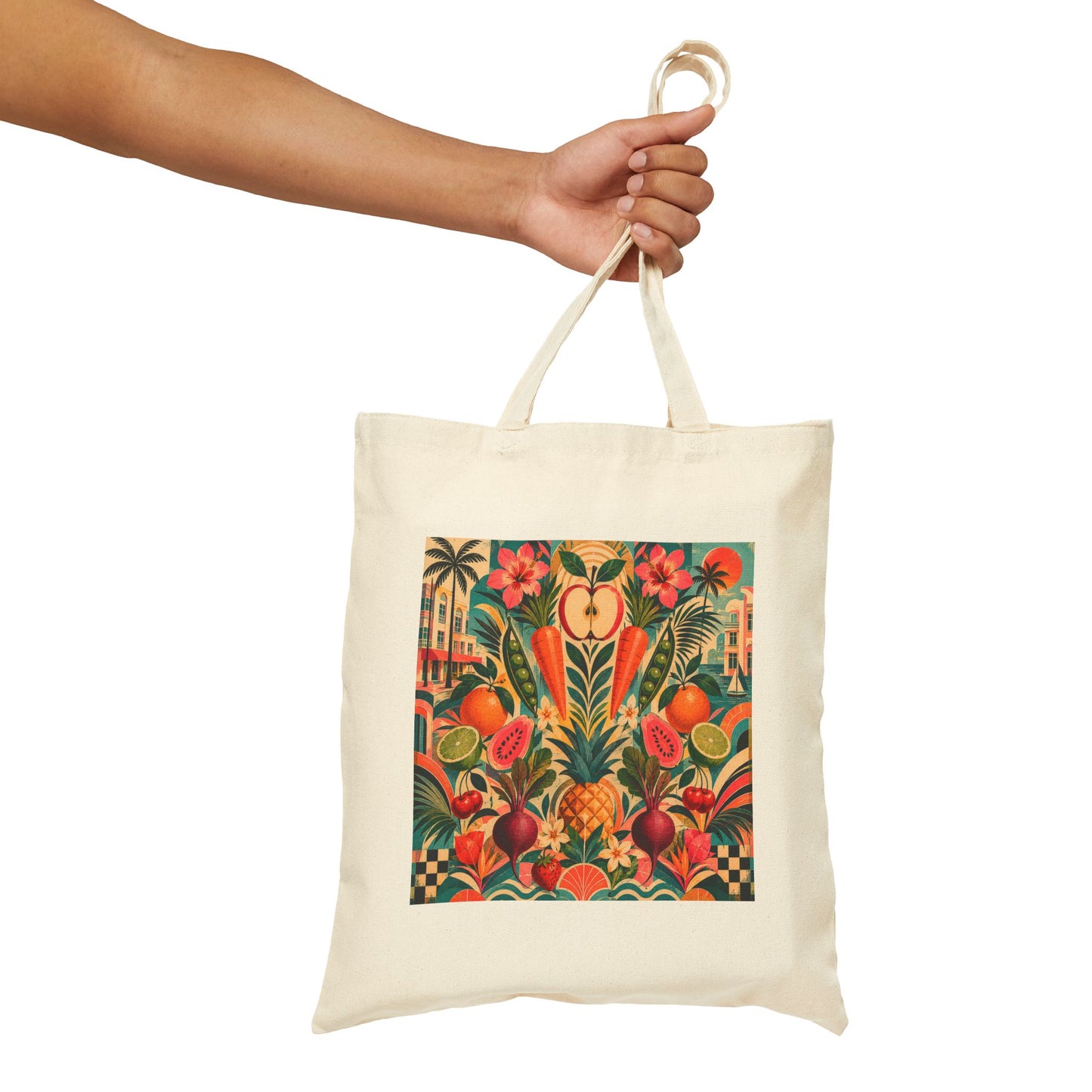 Miami or Havana Canvas Tote Bag