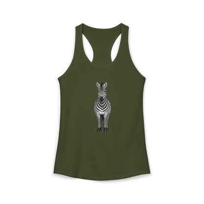 Zebra Racerback Tank Top