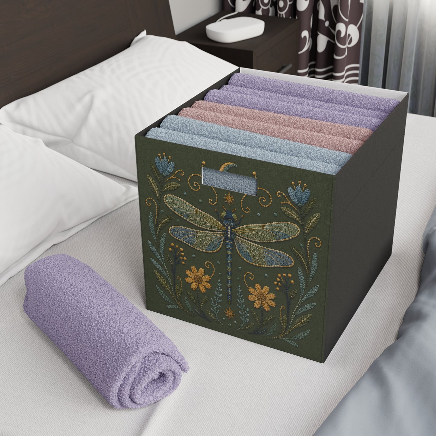 Dragonfly Felt Storage Box