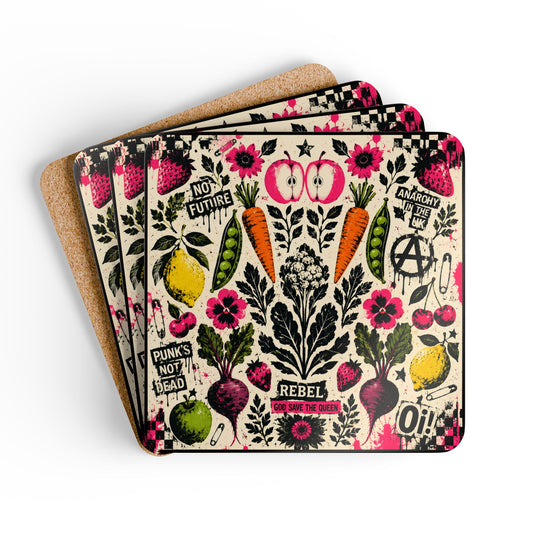 Lost in the Supermarket Coasters (Set of 4)