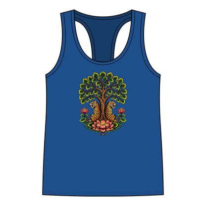 Tank Top, Racerback - Boho Tiger Tiger Bodhi Tree