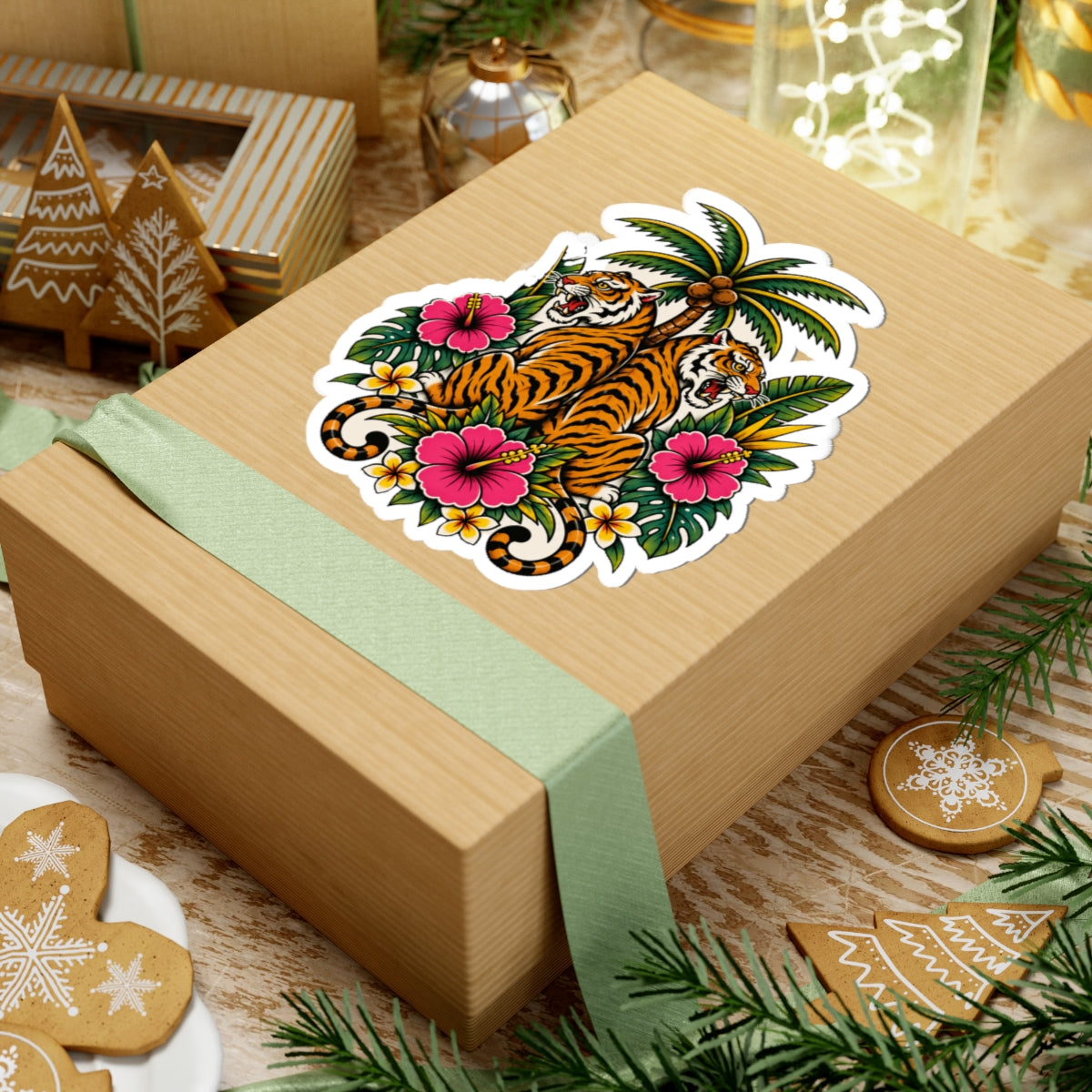 Tiger Tiger Kiss-Cut Sticker