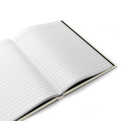 Journal Notebook, Hardcover Lined - Artichoke Flower in Bloom