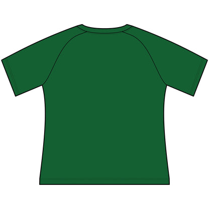 T-Shirt, Short Sleeve Wide Neck - Black & White Morel Mushroom
