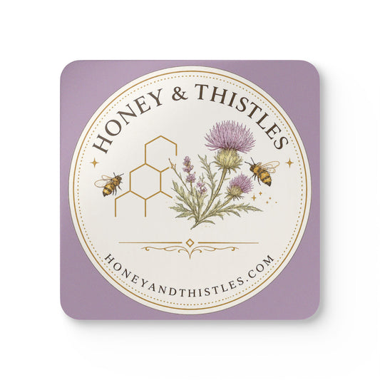 Honey & Thistles Logo Coasters (Set of 4)