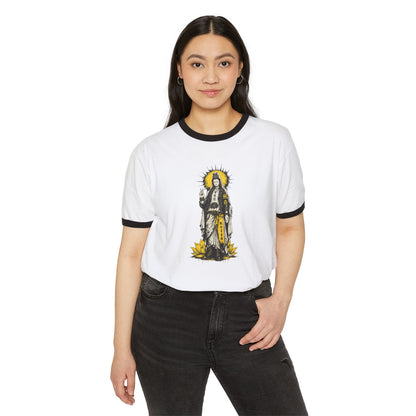 Punk Quan Yin Ringer T-Shirt