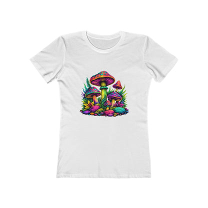 Colorful Psychedelic Mushroom Graphic T‑Shirt