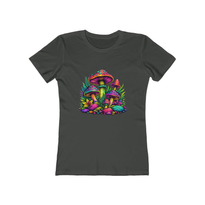 Colorful Psychedelic Mushroom Graphic T‑Shirt