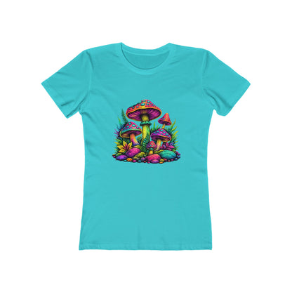 Colorful Psychedelic Mushroom Graphic T‑Shirt