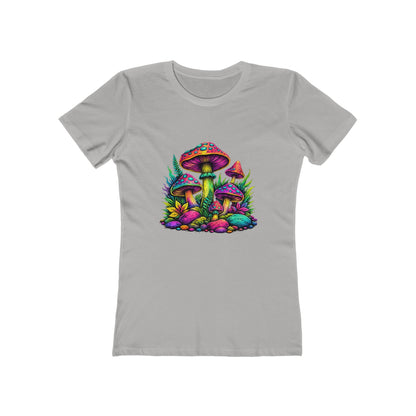 Colorful Psychedelic Mushroom Graphic T‑Shirt