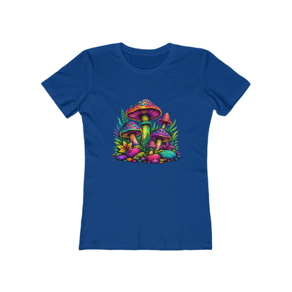 Colorful Psychedelic Mushroom Graphic T‑Shirt