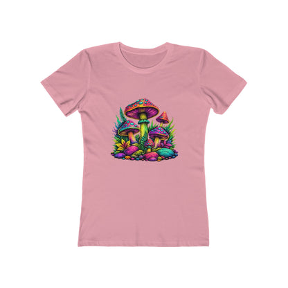 Colorful Psychedelic Mushroom Graphic T‑Shirt