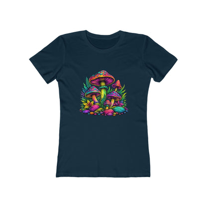 Colorful Psychedelic Mushroom Graphic T‑Shirt