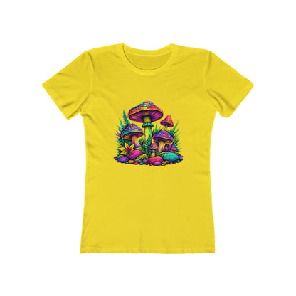 Colorful Psychedelic Mushroom Graphic T‑Shirt