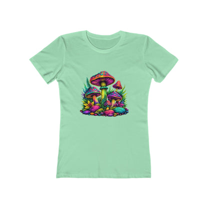 Colorful Psychedelic Mushroom Graphic T‑Shirt