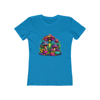 Colorful Psychedelic Mushroom Graphic T‑Shirt