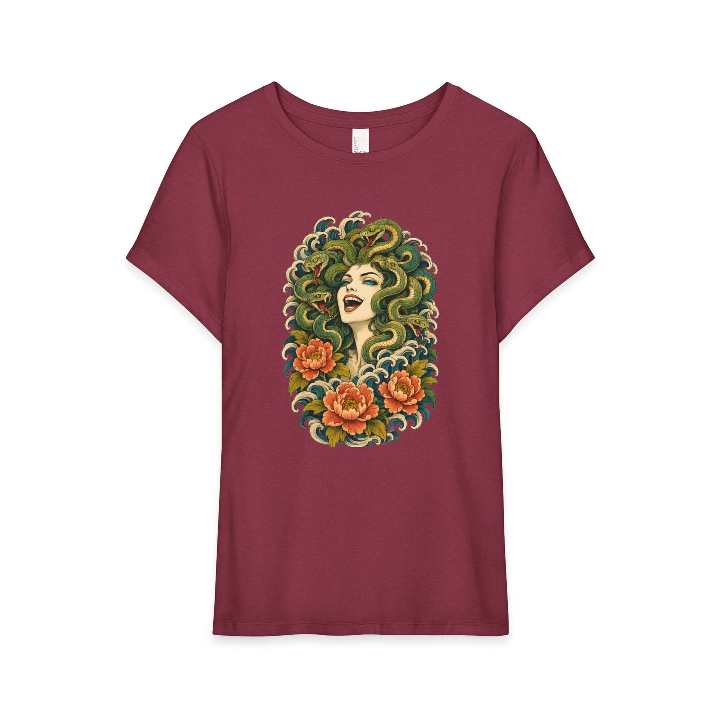 Medusa Floral Graphic Tee Shirt